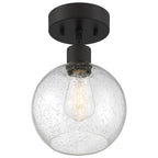 Access Lighting Port Nine Burgundy Led Semi-flush