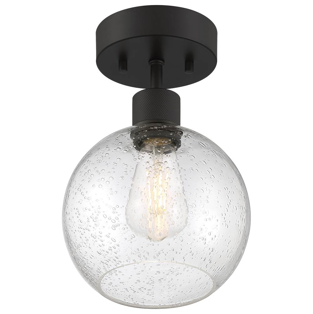 Access Lighting Port Nine Burgundy Led Semi-flush