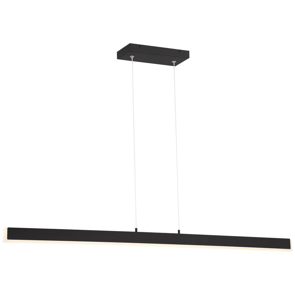Access Lighting 63155LEDD-MBL/ACR Matte Black Dual Voltage Led Pendant Image 1