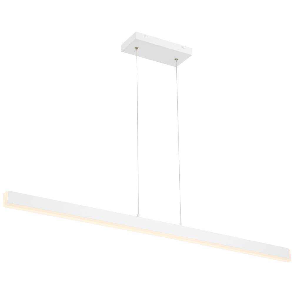 Access Lighting 63155LEDD-MWH/ACR Matte White Dual Voltage Led Pendant Image 3