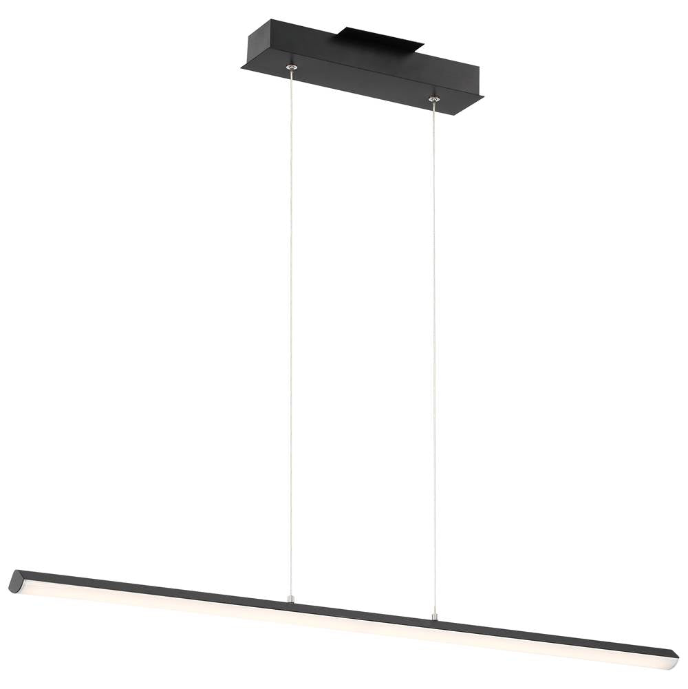 Access Lighting 63963LEDD-MBL/ACR Matte Black Led Linear Pendant Image 1
