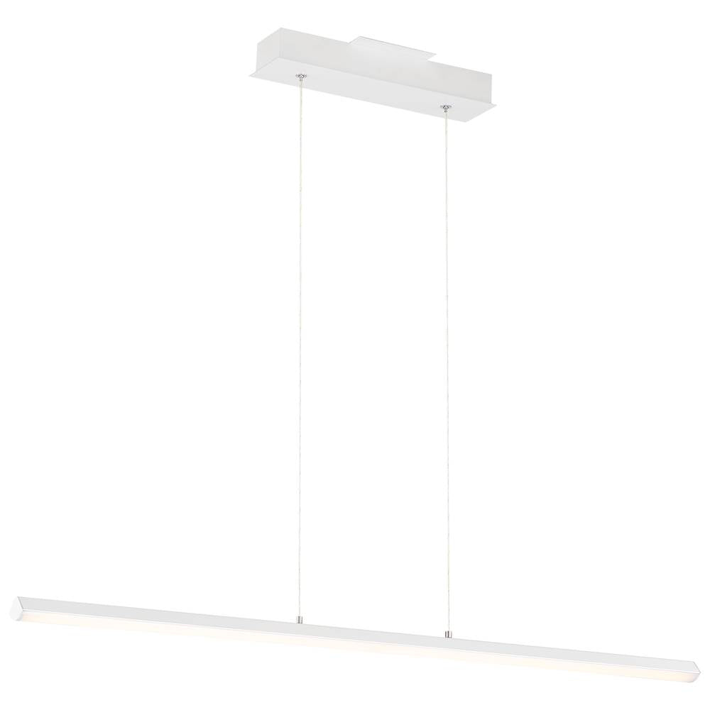 Access Lighting 63963LEDD-MWH/ACR Matte White Led Linear Pendant Image 1