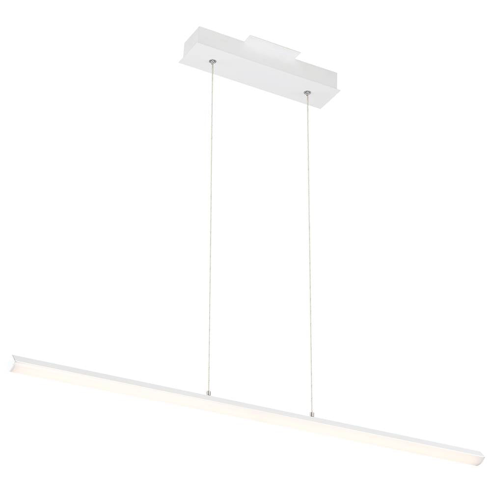 Access Lighting 63963LEDD-MWH/ACR Matte White Led Linear Pendant Image 3