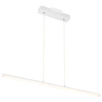 Access Lighting 63963LEDD-MWH/ACR Matte White Led Linear Pendant Image 3