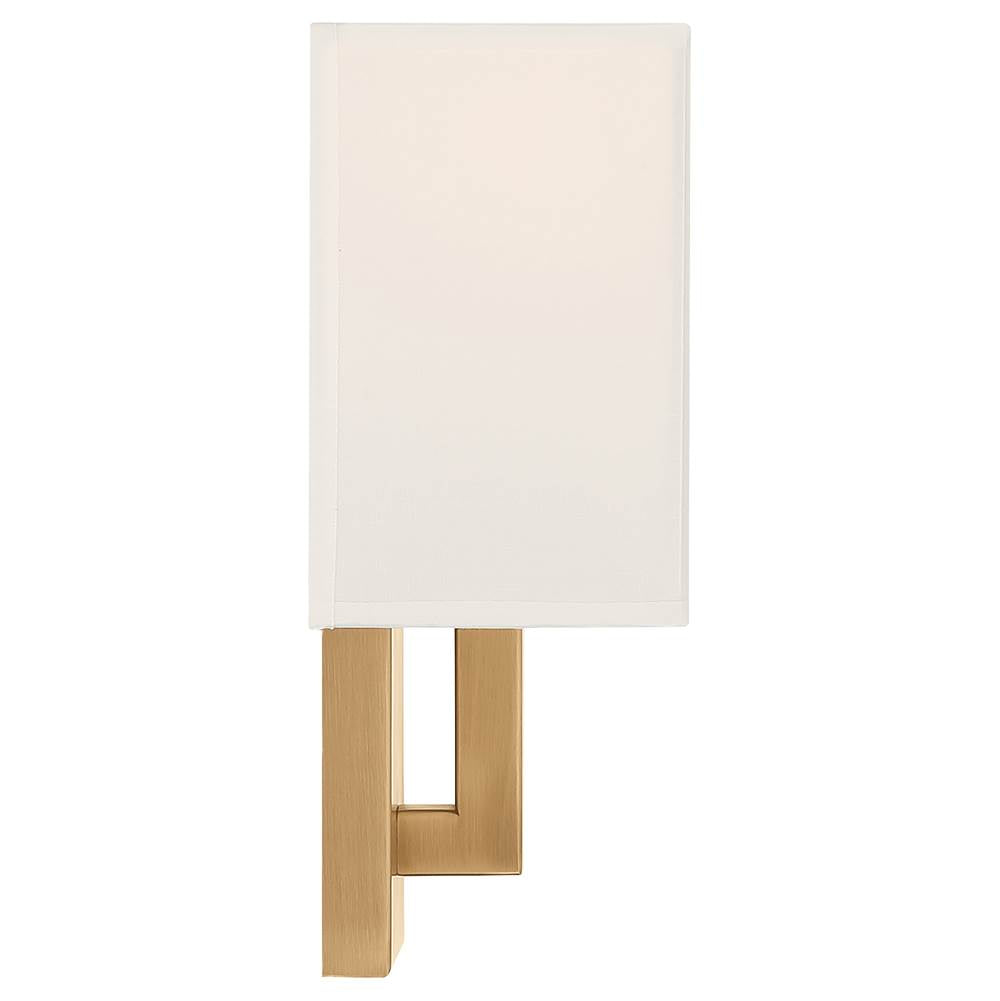 Access Lighting 64061LEDDLP-ABB/WH Antiqued Brushed Brass 1 Light Led Wall Sconce Image 3