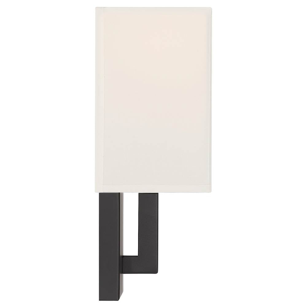 Access Lighting 64061LEDDLP-MBL/WH Matte Black 1 Light Led Wall Sconce Image 3