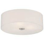 Access Lighting 64063LEDDLP-ABB/WH Antiqued Brushed Brass Led Flush Mount Image 2