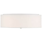 Access Lighting 64063LEDDLP-BS/WH Brushed Steel Led Flush Mount Image 3
