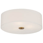 Access Lighting 64063LEDDLP-BS/WH Brushed Steel Led Flush Mount Image 2