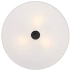 Access Lighting 64063LEDDLP-MBL/WH Matte Black Led Flush Mount Image 4