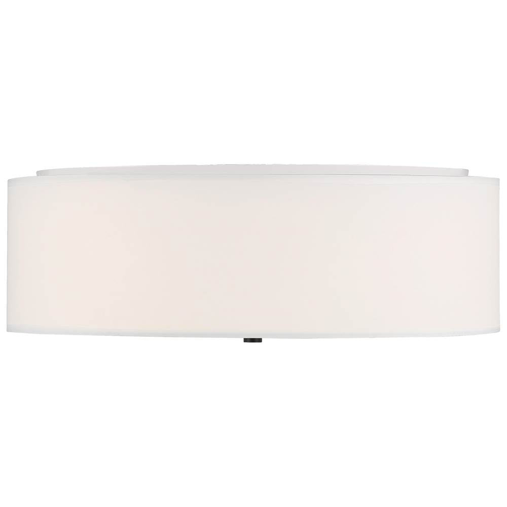 Access Lighting 64063LEDDLP-MBL/WH Matte Black Led Flush Mount Image 3