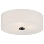 Access Lighting 64063LEDDLP-MBL/WH Matte Black Led Flush Mount Image 2