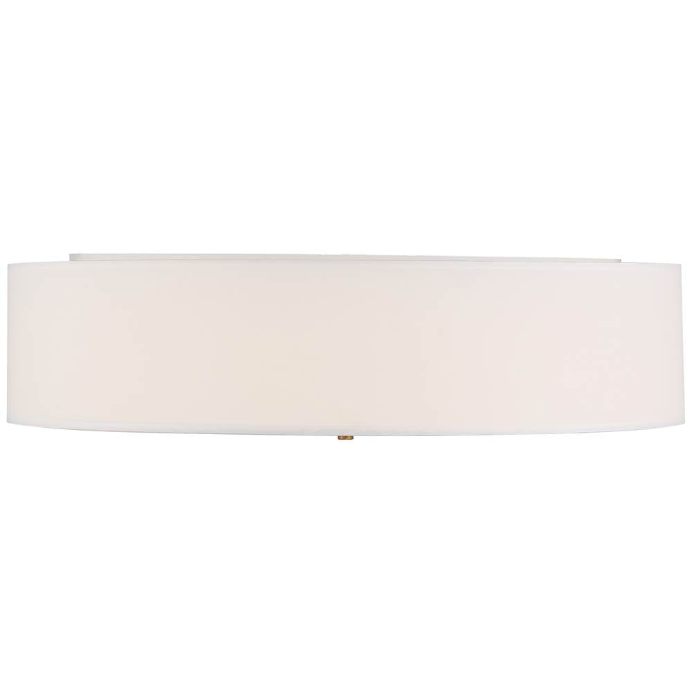 Access Lighting 64064LEDDLP-ABB/WH Antiqued Brushed Brass Led Flush Mount Image 3