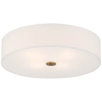 Access Lighting 64064LEDDLP-ABB/WH Antiqued Brushed Brass Led Flush Mount Image 2