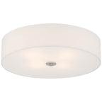 Access Lighting 64064LEDDLP-BS/WH Brushed Steel Led Flush Mount Image 2
