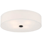 Access Lighting 64064LEDDLP-MBL/WH Matte Black Led Flush Mount Image 2