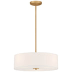 Access Lighting 64065LEDDLP-ABB/WH Antiqued Brushed Brass Led Pendant Or Semi-flush Image 1