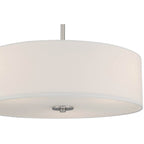 Access Lighting 64065LEDDLP-BS/WH Brushed Steel Led Pendant Or Semi-flush Image 2