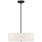 Access Lighting 64065LEDDLP-MBL/WH Matte Black Led Pendant Or Semi-flush Image 4