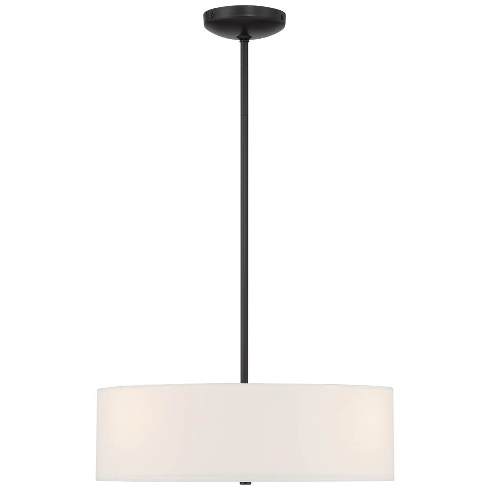 Access Lighting 64065LEDDLP-MBL/WH Matte Black Led Pendant Or Semi-flush Image 4