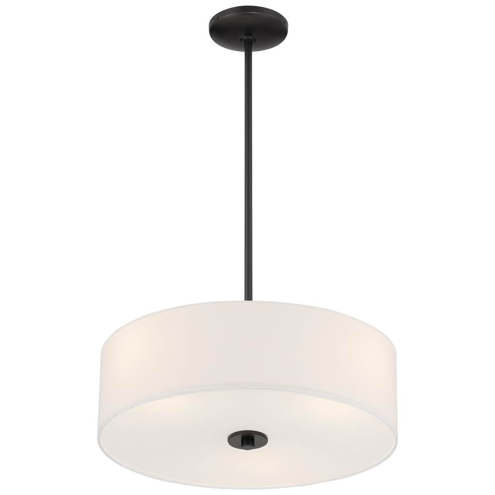 Access Lighting 64065LEDDLP-MBL/WH Matte Black Led Pendant Or Semi-flush Image 3