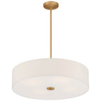 Access Lighting 64066LEDDLP-ABB/WH Antiqued Brushed Brass Led Pendant Or Semi-flush Image 3