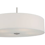 Access Lighting 64066LEDDLP-BS/WH Brushed Steel Led Pendant Or Semi-flush Image 2