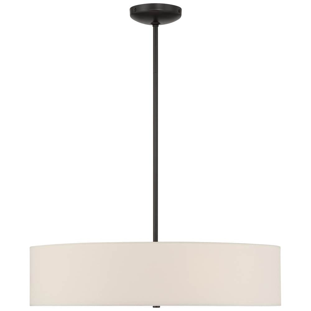 Access Lighting 64066LEDDLP-MBL/WH Matte Black Led Pendant Or Semi-flush Image 4