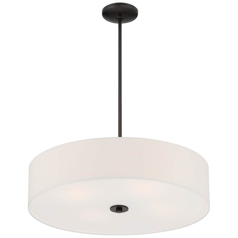 Access Lighting 64066LEDDLP-MBL/WH Matte Black Led Pendant Or Semi-flush Image 3