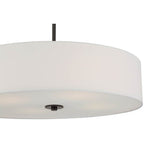 Access Lighting 64066LEDDLP-MBL/WH Matte Black Led Pendant Or Semi-flush Image 2