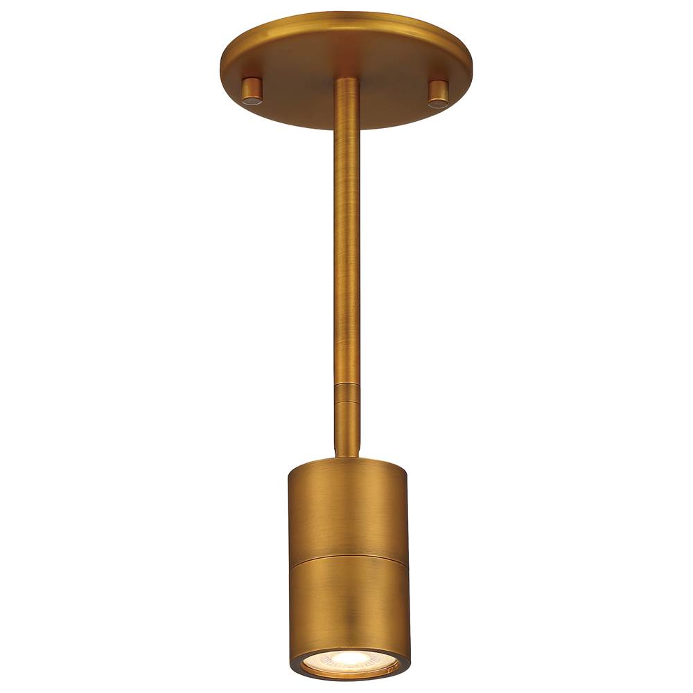 Access Lighting 72010LEDDLP-ABB Antiqued Brushed Brass 1 Light Led Wall Or Ceiling Spotlight Image 1