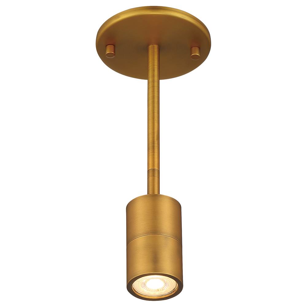 Access Lighting 72010LEDDLP-ABB Antiqued Brushed Brass 1 Light Led Wall Or Ceiling Spotlight Image 9