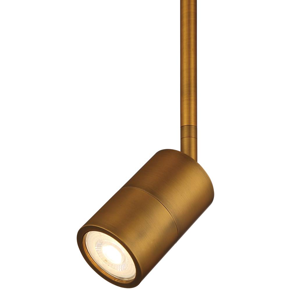 Access Lighting 72010LEDDLP-ABB Antiqued Brushed Brass 1 Light Led Wall Or Ceiling Spotlight Image 8