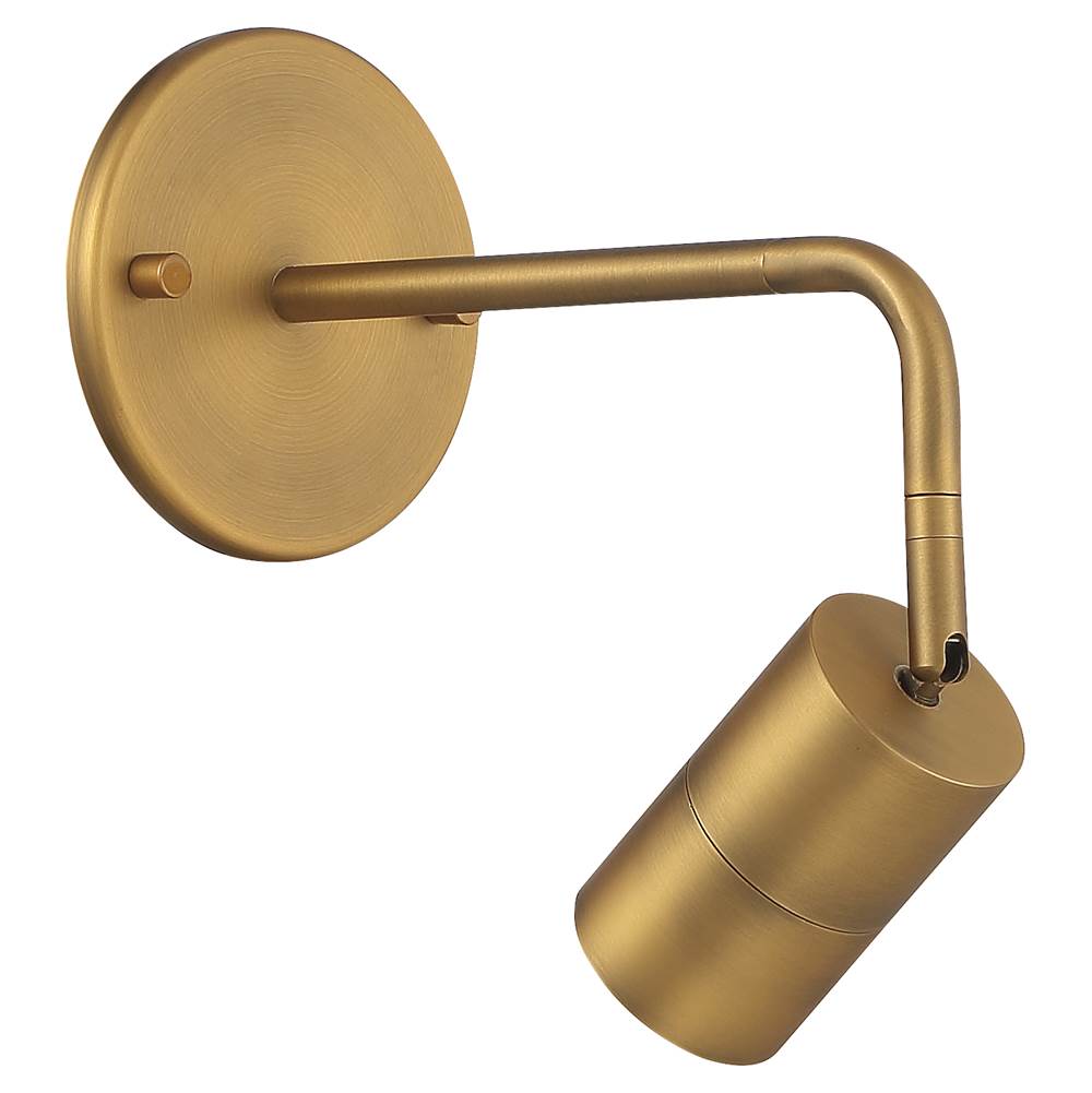 Access Lighting 72010LEDDLP-ABB Antiqued Brushed Brass 1 Light Led Wall Or Ceiling Spotlight Image 7