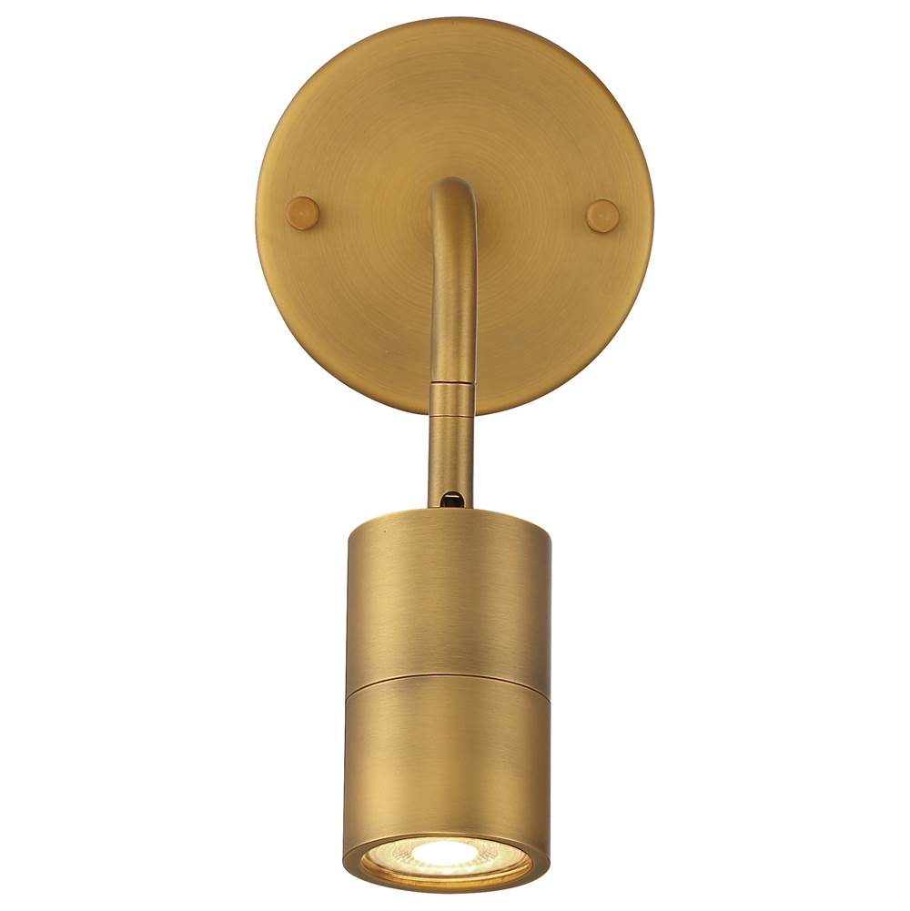 Access Lighting 72010LEDDLP-ABB Antiqued Brushed Brass 1 Light Led Wall Or Ceiling Spotlight Image 5