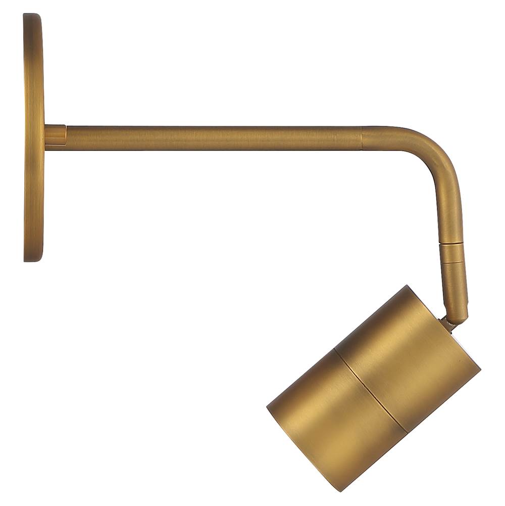 Access Lighting 72010LEDDLP-ABB Antiqued Brushed Brass 1 Light Led Wall Or Ceiling Spotlight Image 4