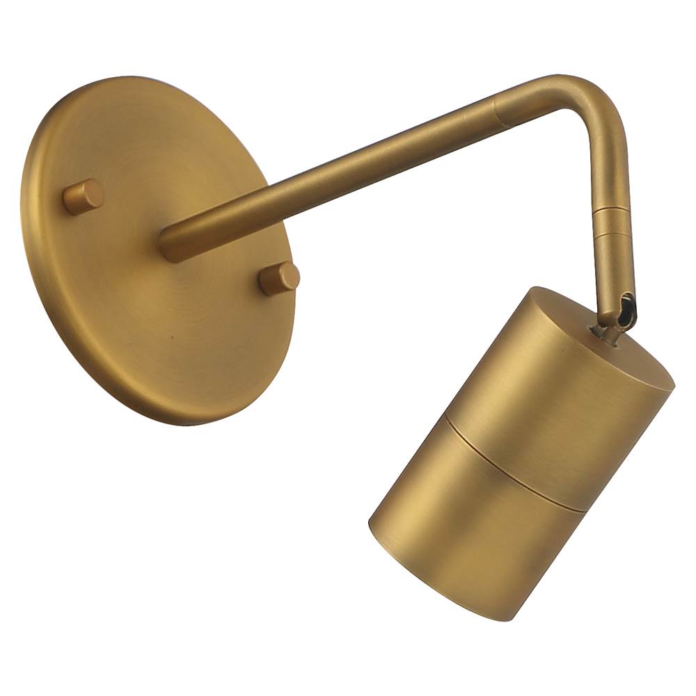 Access Lighting 72010LEDDLP-ABB Antiqued Brushed Brass 1 Light Led Wall Or Ceiling Spotlight Image 3