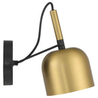 Access Lighting 72018LEDD-AWB Antique Brushed Brass,Black Ponti Led Reading Light Image 6