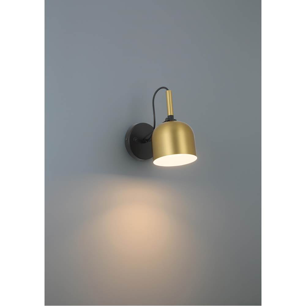 Access Lighting 72018LEDD-AWB Antique Brushed Brass,Black Ponti Led Reading Light Image 3