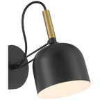 Access Lighting 72018LEDD-BWA Black,Antique Brushed Brass Ponti Led Reading Light Image 4