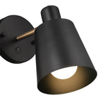 Access Lighting 72020-BWA Black,Antique Brushed Brass 1 Light Adjustable Wall Sconce Image 3