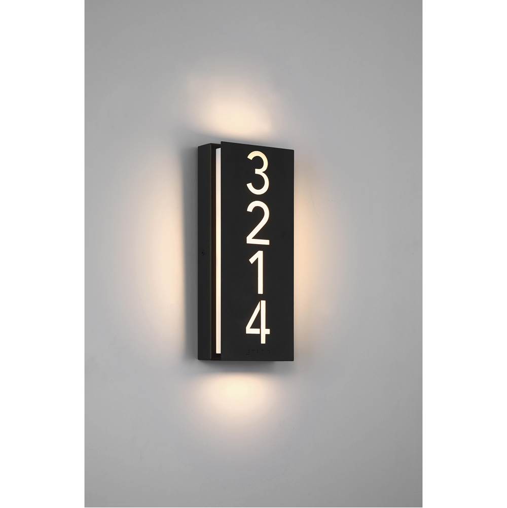 Access Lighting SB-20014LED-BL/ACR Black Indoor Led Address Light With Braille Image 2