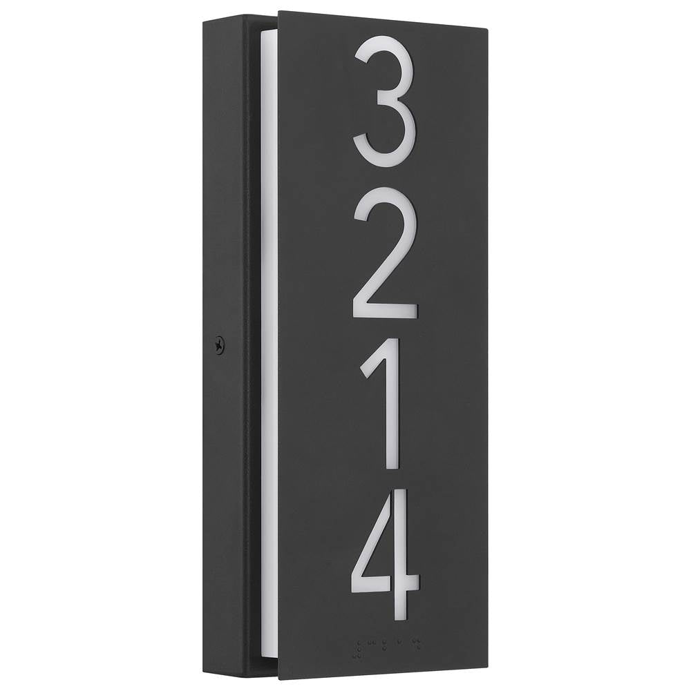 Access Lighting Numero Braille Indoor Led Address Light With Braille