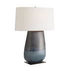 Arteriors Home  Gunmetal And Teal Reactive Ceramic/bronze