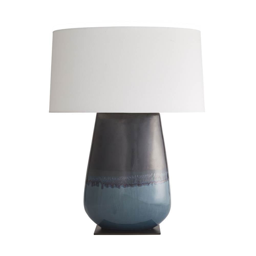 Arteriors Home 17367-943  Gunmetal And Teal Reactive Ceramic/bronze Image 4