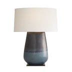Arteriors Home 17367-943  Gunmetal And Teal Reactive Ceramic/bronze Image 3