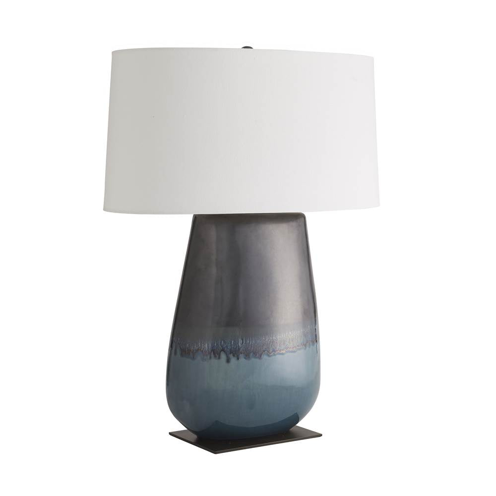 Arteriors Home 17367-943  Gunmetal And Teal Reactive Ceramic/bronze Image 1