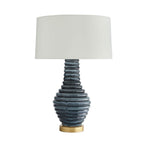 Arteriors Home 17497-659  Amalfi Porcelain/gold Leafed Wood Image 1
