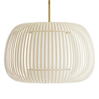 Arteriors Home 41005  1 Light/beige Cotton/antique Brass Image 1