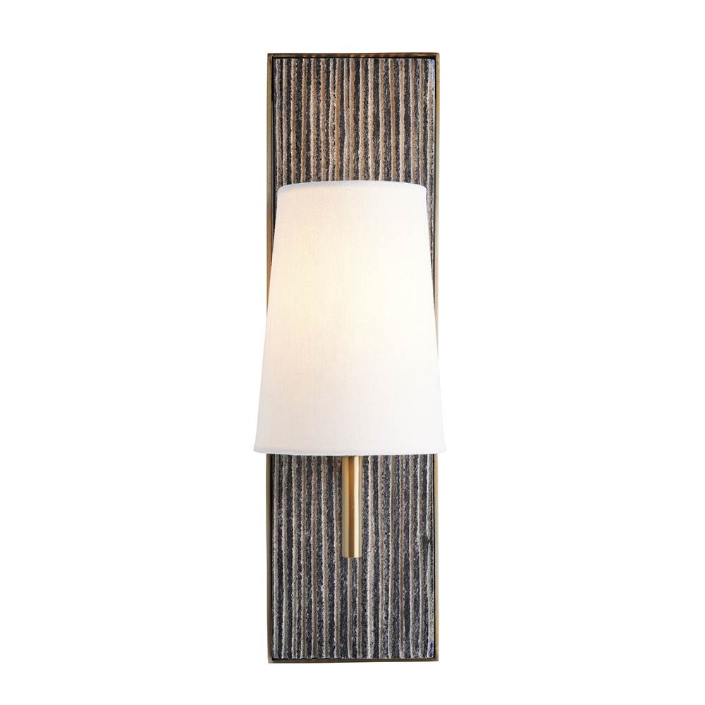 Arteriors Home  1 Light/black Chiseled Marble/antique Brass